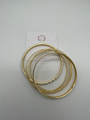 Gold Bangle Set