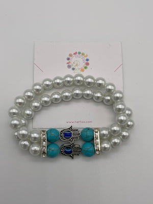 Pearl-Hand of Haram-Protection-Bracelet