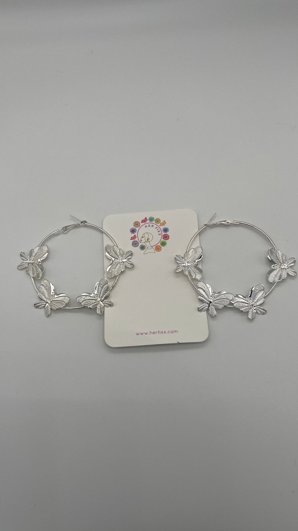 Flyy Girl- Butterfly Hoop Earring