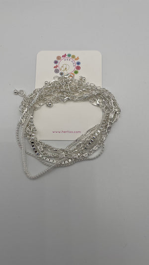 Stacked- Anklet set